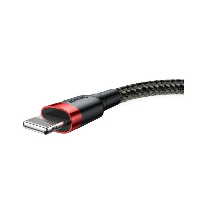 Baseus Cafule 2A Lightning USB kábel 3 méter, piros-fekete