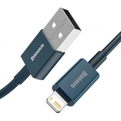 Baseus USB-kábel a Lightning Superior sorozat, 2,4A, 1 m, kék