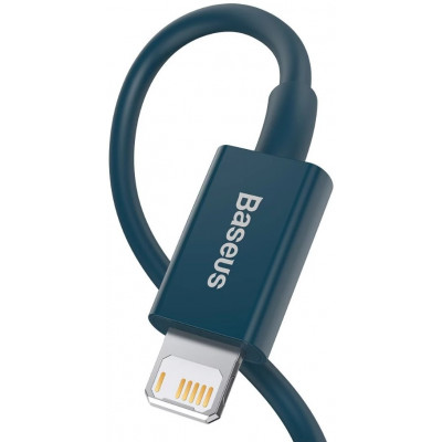 Baseus USB-kábel a Lightning Superior sorozat, 2,4A, 1 m, kék