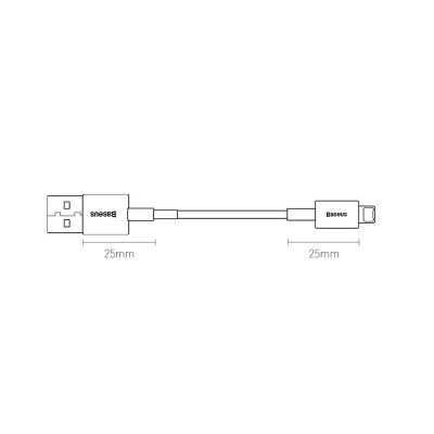 Baseus USB-kábel a Lightning Superior sorozat, 2,4 A, 1 m, piros