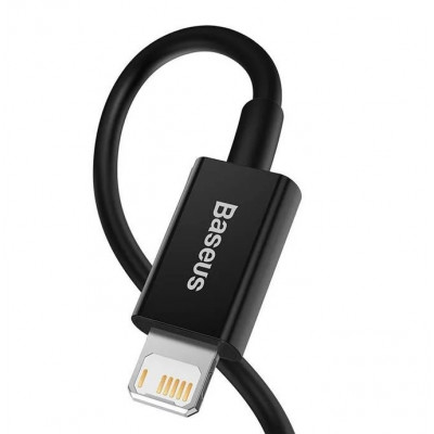 Baseus USB-kábel a Lightning Superior sorozathoz, 2,4A, 2m, fekete