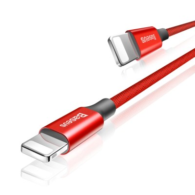 Baseus Yiven USB Lightning 1,8 m 2A kábel, piros