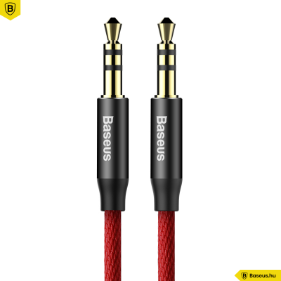 Baseus Audio kábel 1,5m Yiven M30 - Piros/Fekete
