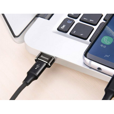 Baseus  adapter  USB-C - USB Micro, fekete