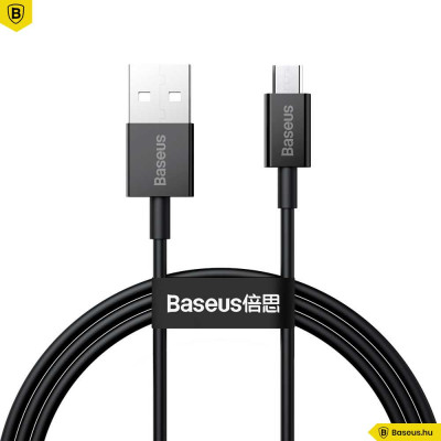 Baseus Superior MicroUsb adat/töltőkábel 1m 2A - Fekete