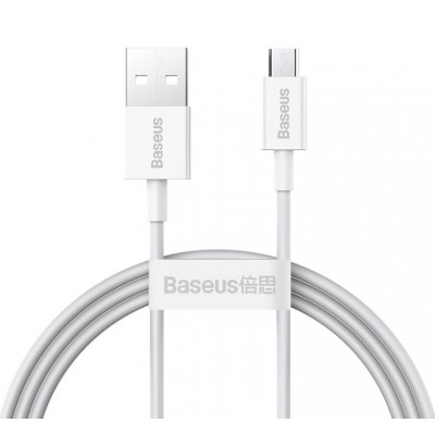 Baseus Superior sorozatú USB-Micro USB kábel, 2A, 1m, fehér