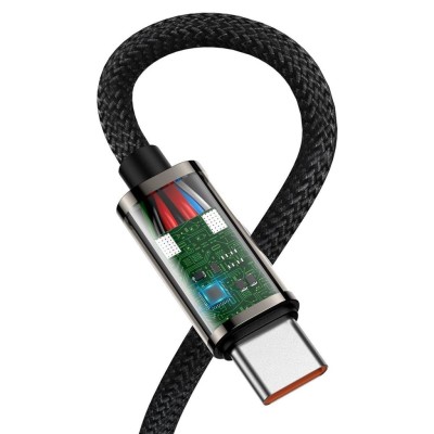 Baseus Legend Series USB-C – USB-C ferde kábel, PD, 100 W, 1 m (fekete)