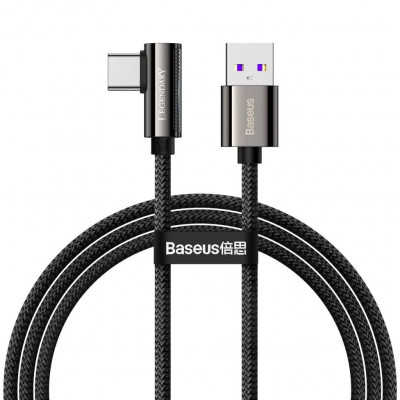 Baseus Legend Series USB - USB-C ferde kábel, 66 W, 1 m, fekete