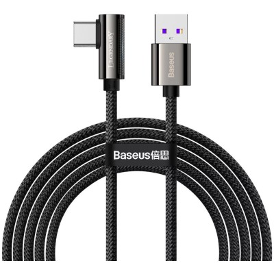 Baseus Legend Series USB - USB-C ferde kábel, 66 W, 2 m, fekete