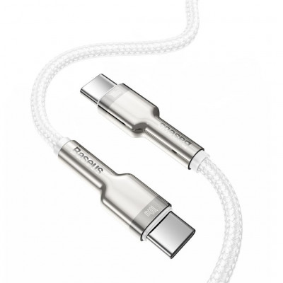 Baseus Cafule USB-C-USB-C kábel, 100 W, 1 m, fehér