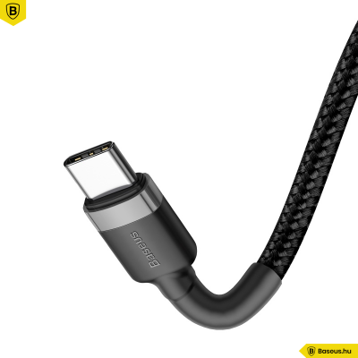 Baseus Cafule USB-C / USB-C 60W gyors töltő kábel 1m - Fekete