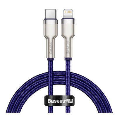 Baseus Cafule USB-C - Lightning kábel, PD, 20 W, 1m (lila)