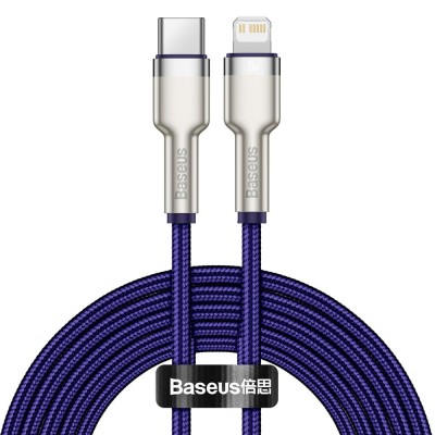 Baseus Cafule USB-C - Lightning kábel, PD, 20 W, 2m (lila)