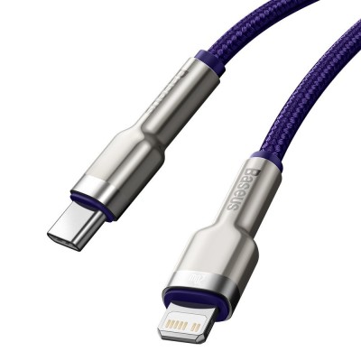 Baseus Cafule USB-C - Lightning kábel, PD, 20 W, 2m (lila)