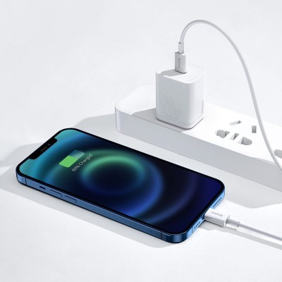 Baseus Superior USB-C / Lightning gyors adat/töltőkábel PD 20W 1m - Fehér