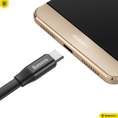 Baseus Nimble USB-C gyors adat/töltőkábel 23cm - Fekete
