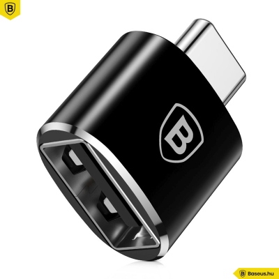 Baseus USB/Type-C átalakító Adapter  - Fekete