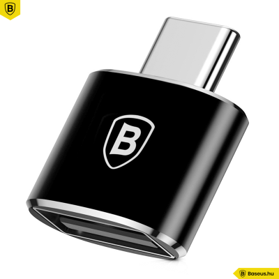 Baseus USB/Type-C átalakító Adapter  - Fekete