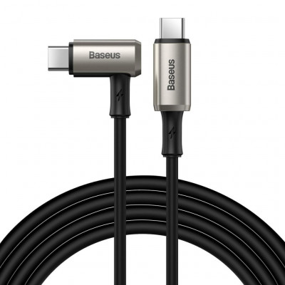 Baseus Hammer USB-C-USB-C kábel, ferde 3.1, 100 W, PD, 4K 1,5 m, fekete