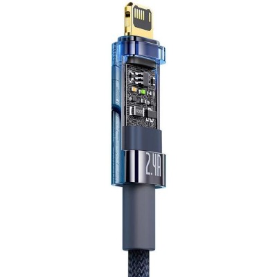 Baseus Explorer USB-Lightning kábel, 2,4A, 2m (kék)