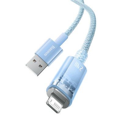 Baseus Explorer Sorozat USB / Lightning gyorstöltő kábel 1m, 2.4A (kék)