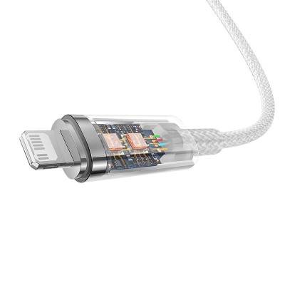 Baseus Explorer Sorozat USB-C / Lightning gyorstöltő kábel 1m, 20W (fehér)