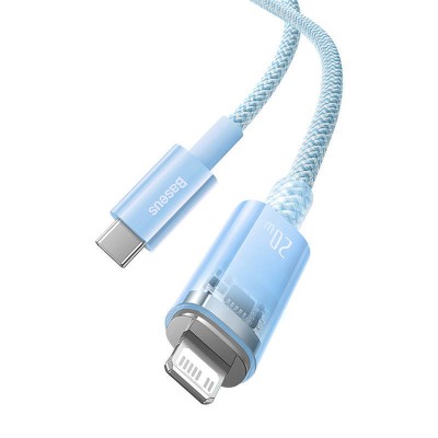 Baseus Explorer Sorozat USB-C / Lightning gyorstöltő kábel 1m, 20W (kék)