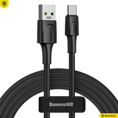 Baseus USB-C gyors töltőkábel VOOC Quick Charge 3.0 5A 2m - Fekete