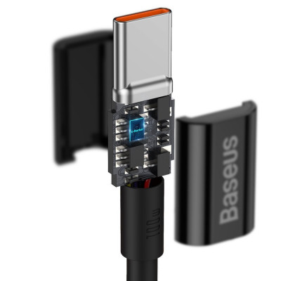 Baseus Superior sorozatú USB-C USB-C kábel, 100 W, 2 m, fekete