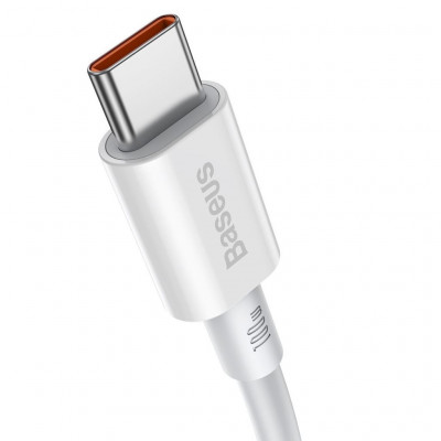 Baseus Superior sorozatú USB-C-USB-C kábel, 100 W, 2 m, fehér