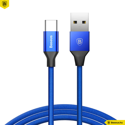 Baseus Yiven USB-C töltő kábel 3A 1,2m - Kék