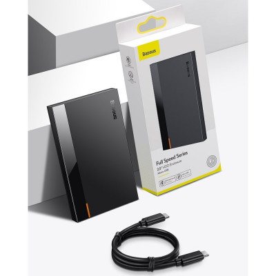 Baseus Full Speed Series HDD / SSD ház, 2.5, USB-C Gen.2, fekete