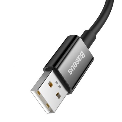 Baseus Superior Series SUPERVOOC gyorstöltő adatkábel USB - USB-C 65W, 1 m, fekete