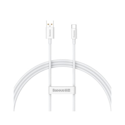 Baseus Superior Series USB-USB-C,kábel, 100W, 1 m (fehér)