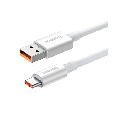 Baseus Superior Series USB-USB-C,kábel, 100W, 1 m (fehér)
