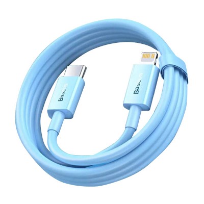 Baseus Superior Series USB-C / Lightning gyorstöltő kábel PD 20W 1m - kék
