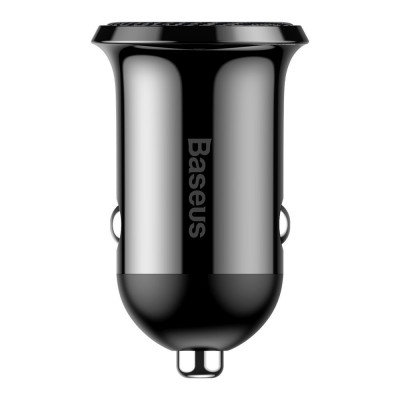 Baseus Grain Pro 2x USB 4.8A autós töltő - fekete