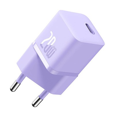 Baseus GaN5 Mini hálózati töltő 20W, USB-C (lila)