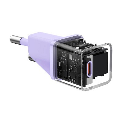Baseus GaN5 Mini hálózati töltő 20W, USB-C (lila)