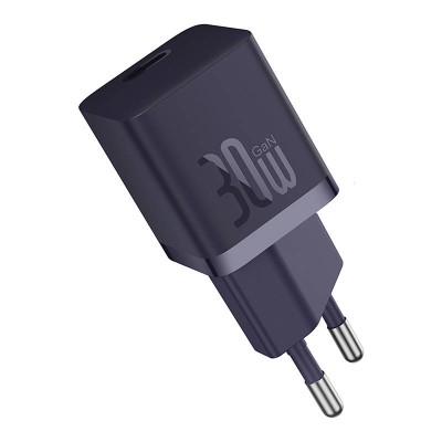 Baseus GaN5 Mini hálózati töltő 30W, USB-C (lila)