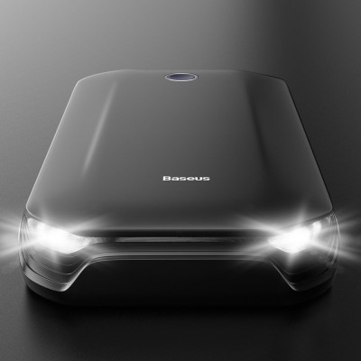 Baseus Super Energy Car Jump Starter Powerbank / Indító, 8000mAh, 400A, USB, fekete