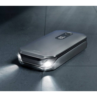Baseus Super Energy Car Jump Starter Powerbank / Indító, 12000mAh, 1000A, USB, fekete