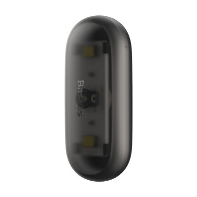 Baseus Capsule (kapszula) vezeték nélküli öntapadós autós LED belső lámpa, 2 db. fekete