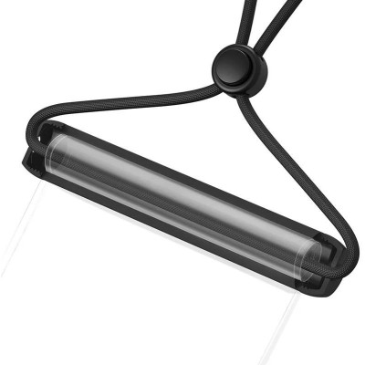 Baseus Cylinder univerzális vízálló tok okostelefonokhoz (fekete)