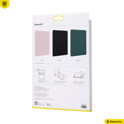 Baseus Simplism mágneses bőr tok iPad Pro 12.9 (2020) - Rózsaszín