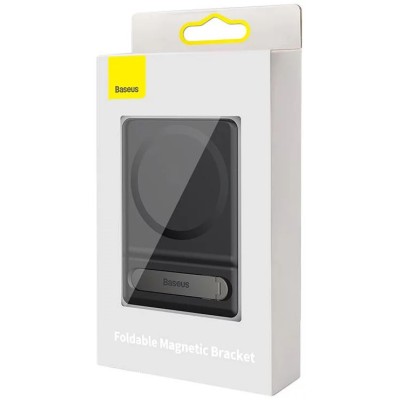 Baseus Összecsukható mágneses bölcső iPhone MagSafe készülékhez (fekete)