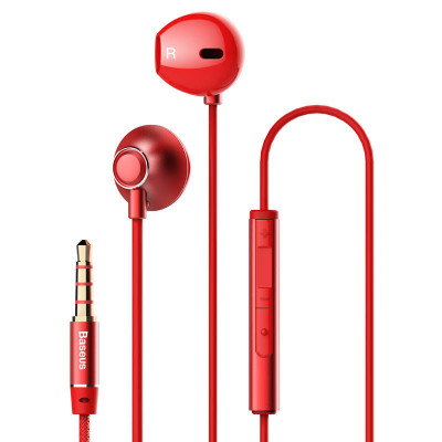 Baseus Encok H06 fülhallgató - piros