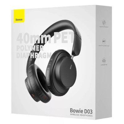 Baseus Bowie D03 Wireless fejhallgató (fekete)