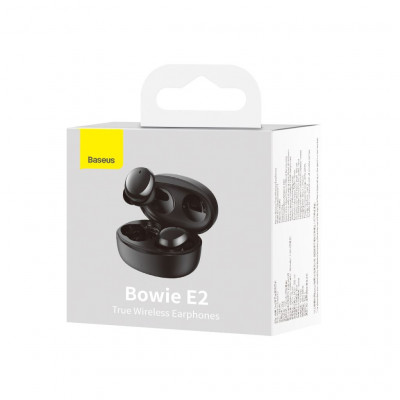 Baseus Bowie E2 TWS fülhallgató, fekete