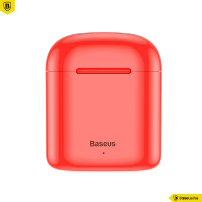 Baseus TWS Encok W09 mini vezeték nélküli fülhallgató Bluetooth 5.0 - Piros